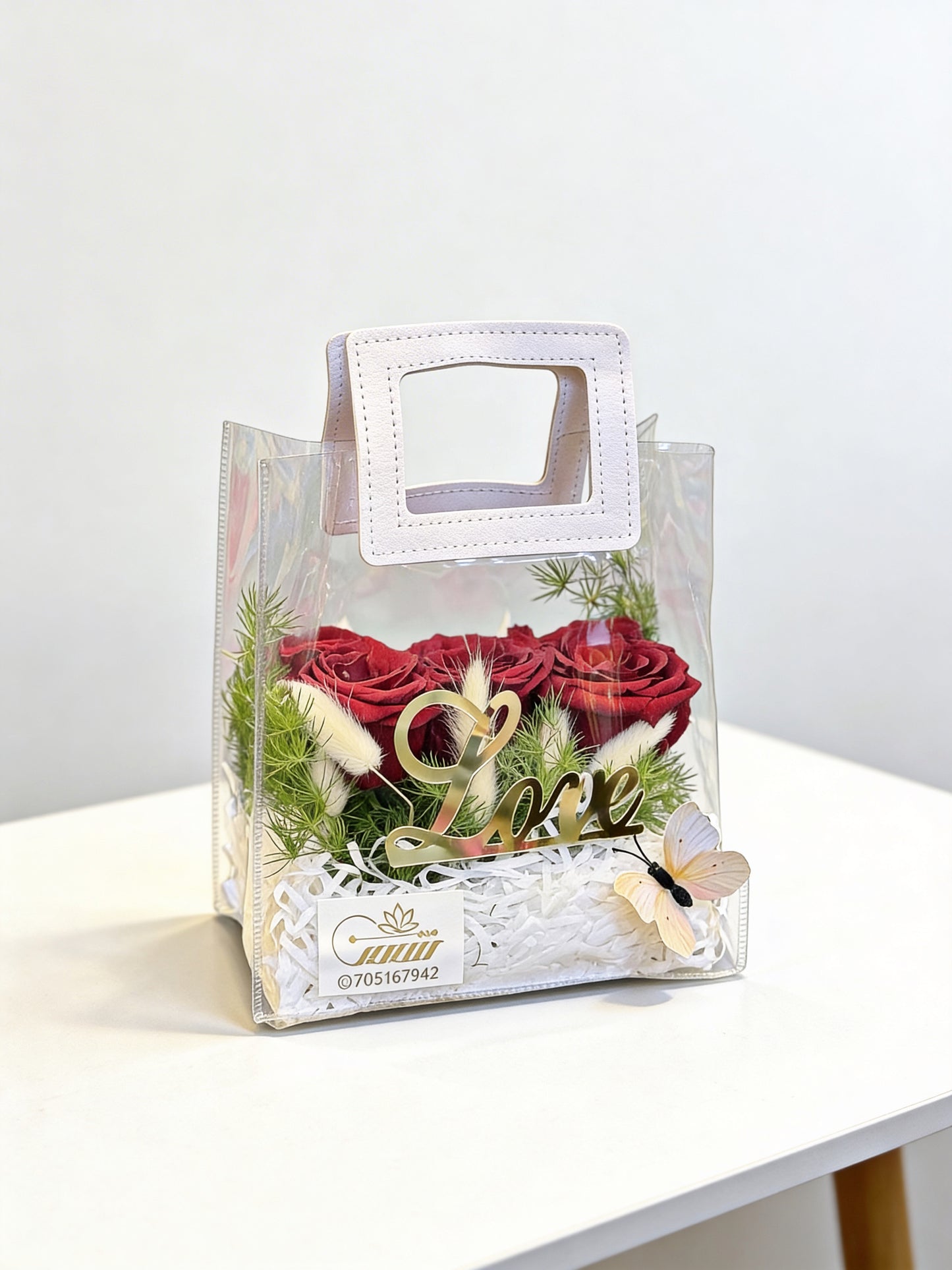 Triple Love Rose Bag