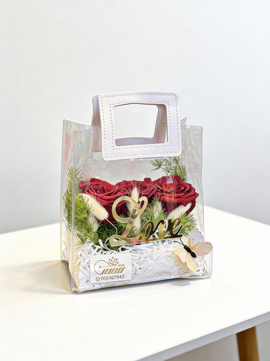 Triple Love Rose Bag