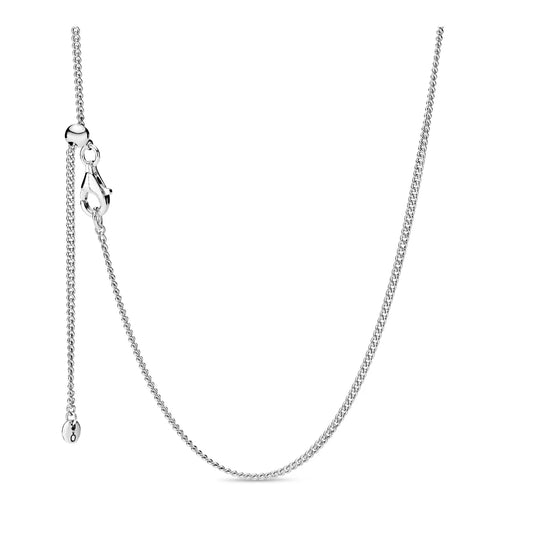 Pandora Moments - Sterling silver necklace with sliding clasp