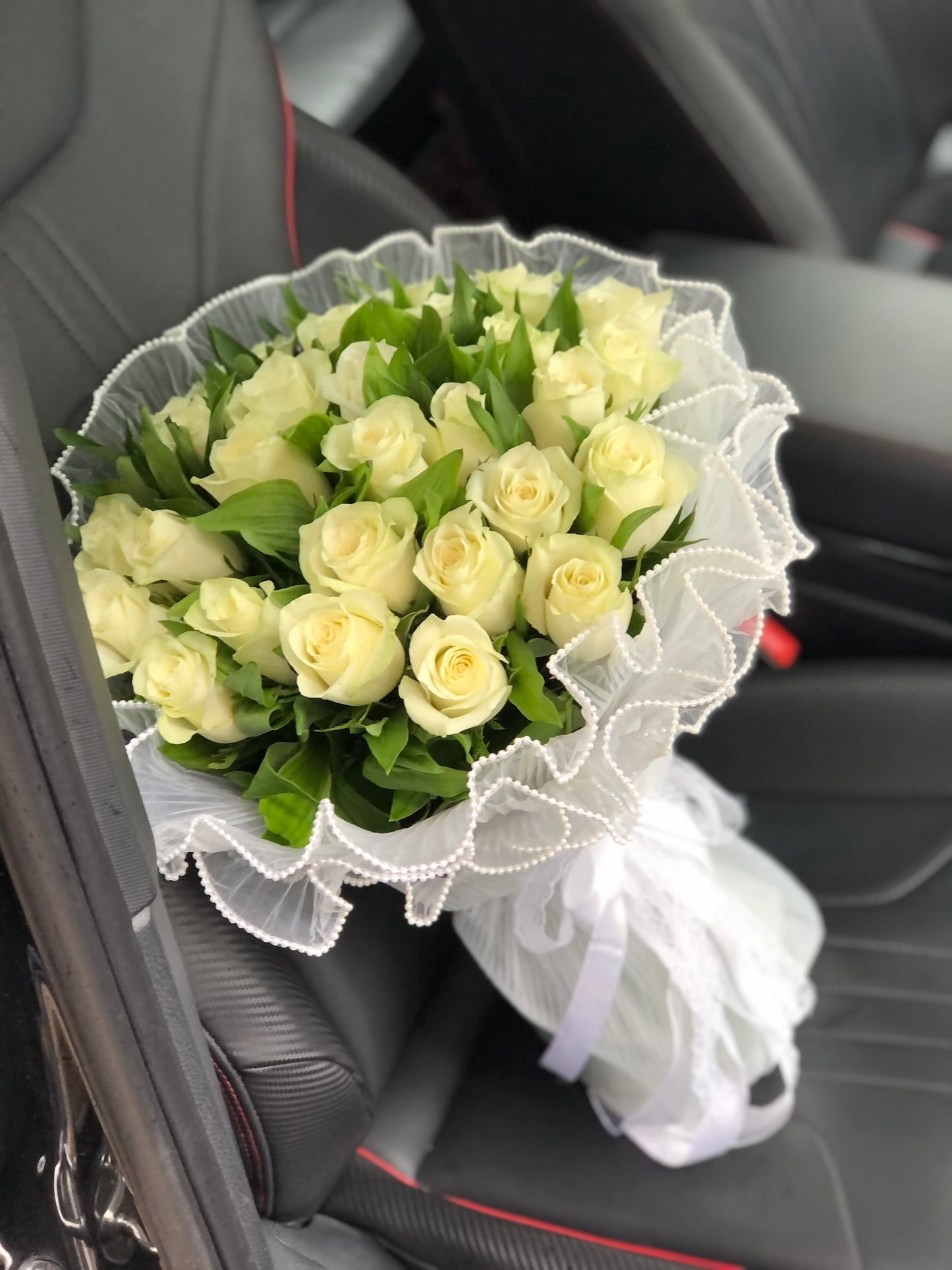 Luxury White Rose Bouquet