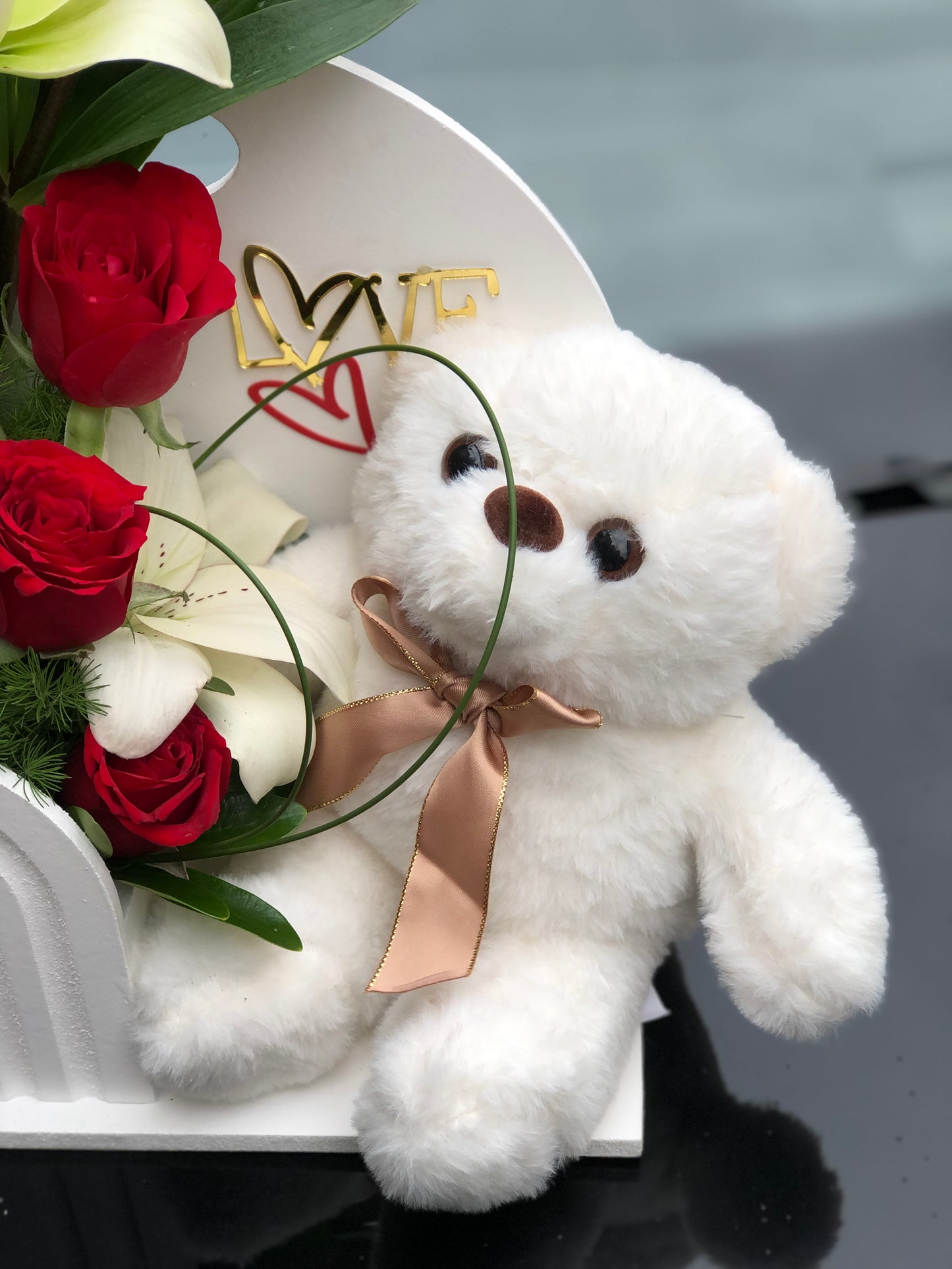 Mix Roses & Teddy Love