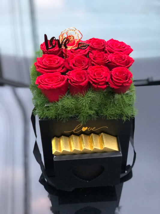 Red Rose & Chocolate Delight