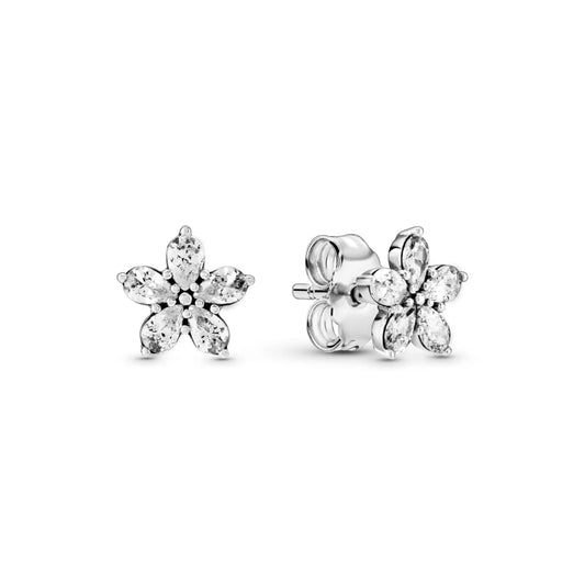 Pandora Timeless - Sparkling Snowflake Stud Earrings