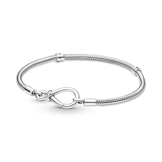 Pandora Moments - Pandora Moments Infinity Knot Snake Chain Bracelet