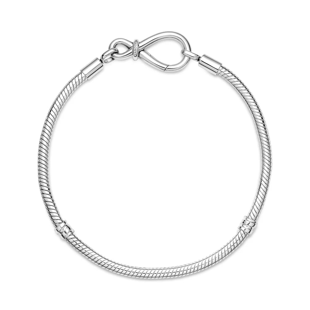 Pandora Moments - Pandora Moments Infinity Knot Snake Chain Bracelet